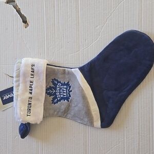 Toronto Maple Leafs Forever Collectibles NHL Hockey 18" Christmas Stocking NWT